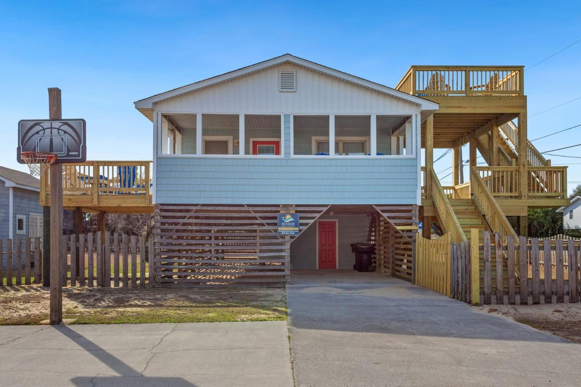 4011 The Dogs House 2 Min Walk To Beach Kitty Hawk Exterior photo